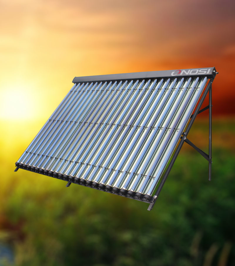 Temperature Control Heat Pipe Solar Collector