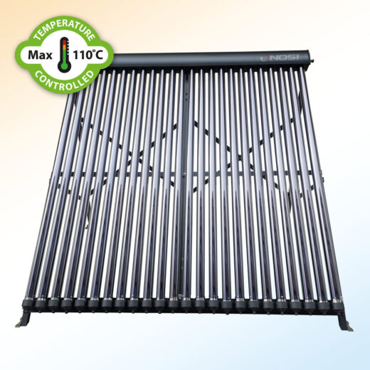 Thermostatic heat pipe solar collector