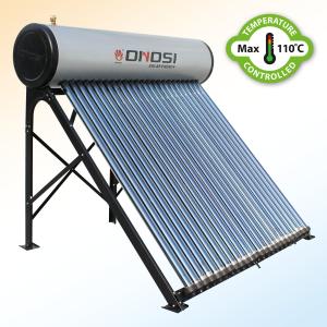 Colector solar presurizado integrado con control inteligente de temperatura