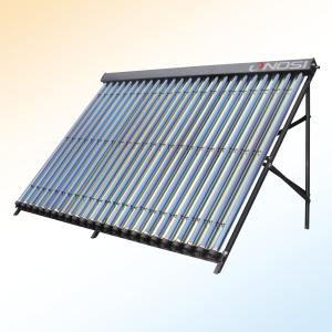 Colector solar de tubos de calor con control de temperatura